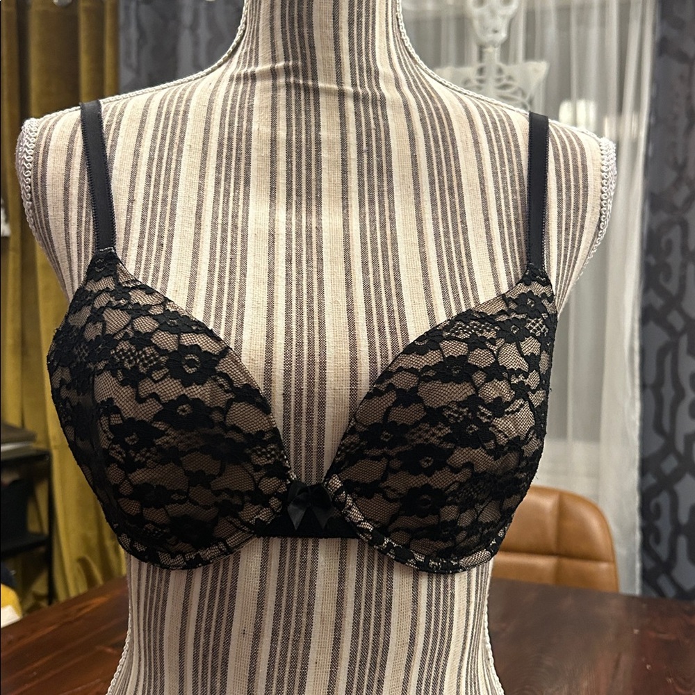 Aerie Black Lace Sofie Bra